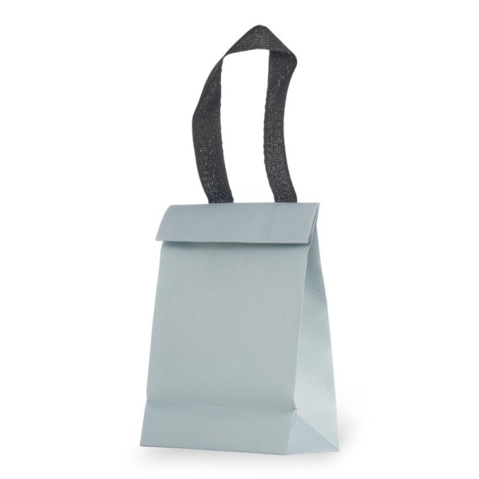 BORSA CARTA 16X8CM BLU